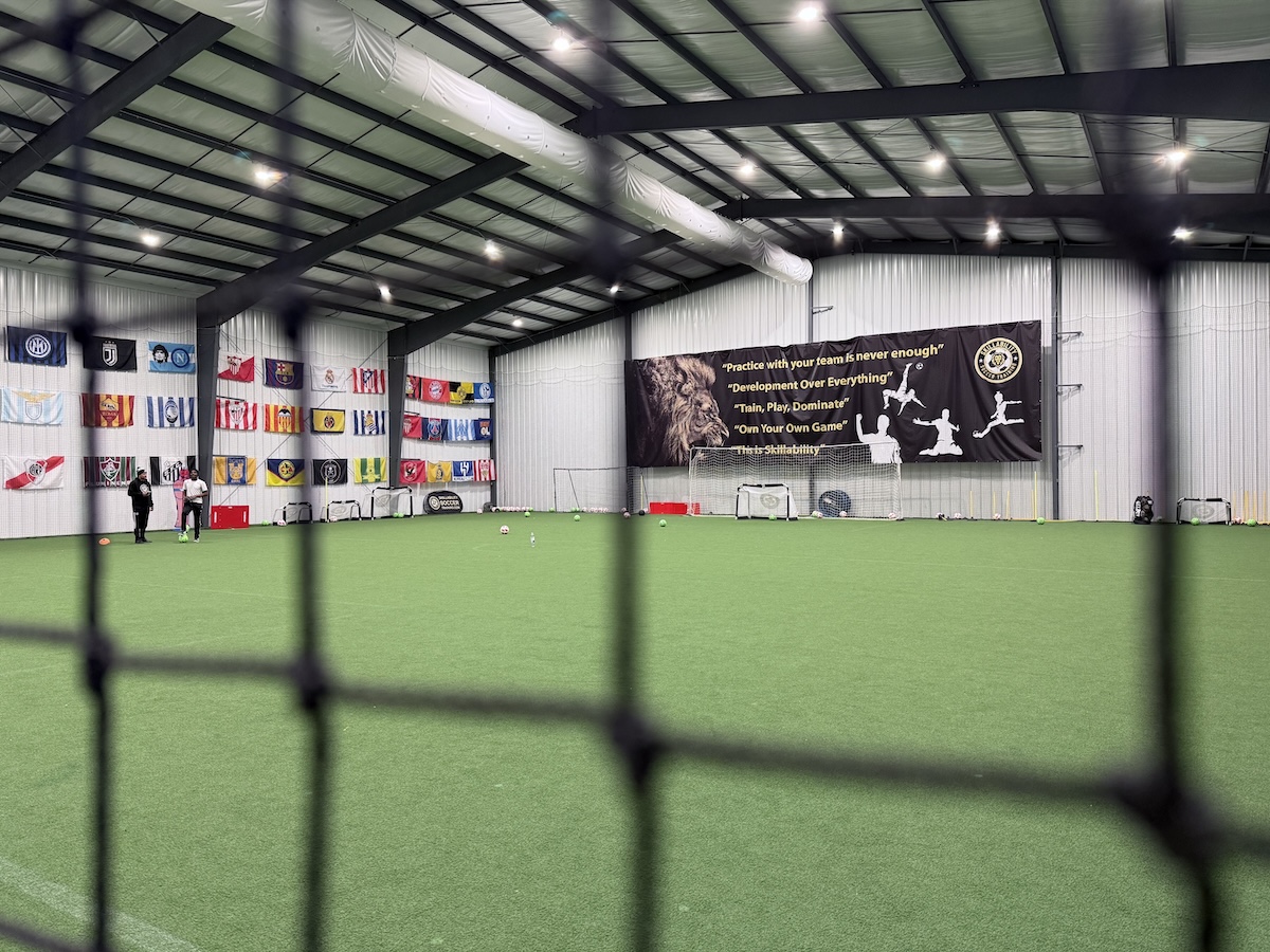 Inside a Skillability soccer training session